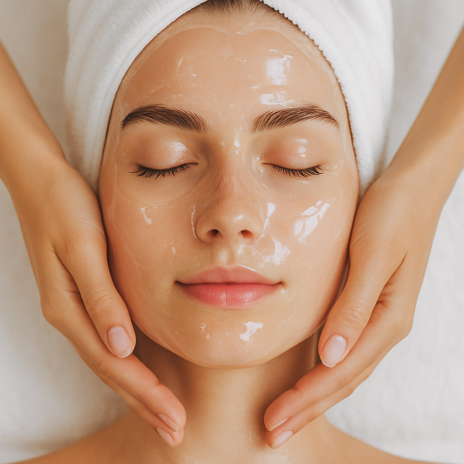 Hydrating facial treatment at Agape Day Spa